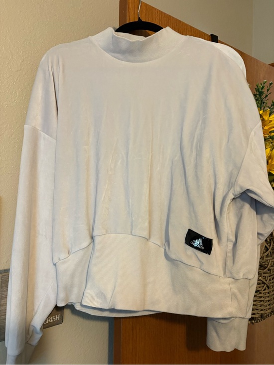 adidas Sweaters - Adidas Women's White Mock Neck Sweatshirt and Sweatpants Set